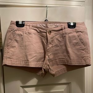 Mossimo Supply Co. Low Rise Short Short, Khaki, Size 6